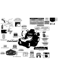 Label Map 53andfjd050 Diagram and Parts List for Z-FORCESZ60 (53FJD-53FJD050)(2015) Cub Cadet Lawn Tractor
